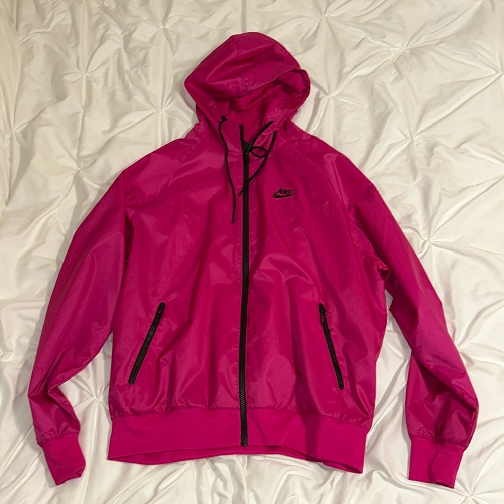 Pink Nike windbreaker